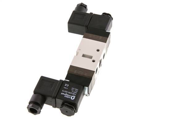 5/2 G1/4'' (G1/8'') Válvula solenoide biestable 24V DC 1.5-10bar/21.0-140psi YPC