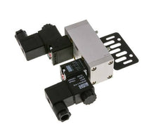 5/3 ISO 5599-1 Válvula solenoide de centro cerrado 48V DC 3-10bar/42-140psi Airtec