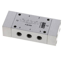 5/3 G1/8'' Válvula piloto de aire cerrada en el centro 0-8bar/0-112psi Airtec