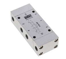 5/3 G1/8'' Válvula piloto de aire cerrada en el centro 0-8bar/0-112psi Airtec