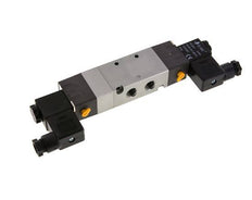 válvula solenoide de centro de presión 5/3 G1/4'' 24V DC 1.5-8bar/21.0-112psi E.MC