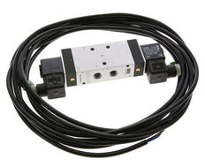5/3 G1/4'' Válvula solenoide de centro cerrado 230V AC ATEX 3-10bar/42-140psi Airtec
