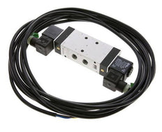 5/3 G1/4'' Válvula solenoide de centro cerrado 230V AC ATEX 3-10bar/42-140psi Airtec
