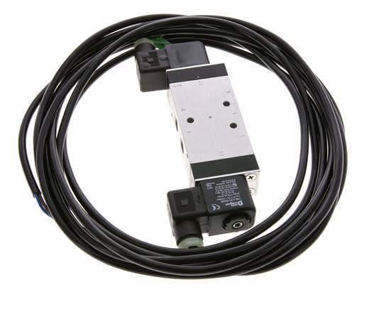 5/3 G1/4'' Válvula solenoide de centro cerrado 230V AC ATEX 3-10bar/42-140psi Airtec