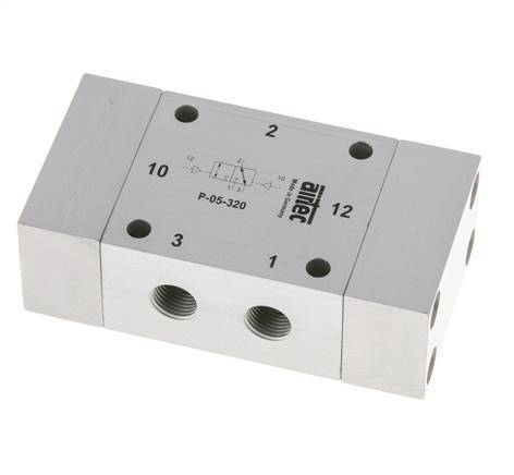 3/2 G1/8'' Válvula piloto de aire biestable ATEX 0-10bar/0-140psi Airtec