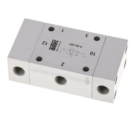 3/2 G1/8'' Válvula piloto de aire biestable ATEX 0-10bar/0-140psi Airtec