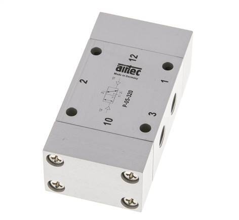 3/2 G1/8'' Válvula piloto de aire biestable ATEX 0-10bar/0-140psi Airtec