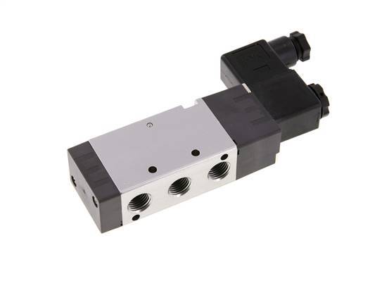 válvula solenoide 5/2 G1/4'' 12V DC 1.5-8bar/21.0-112psi E.MC