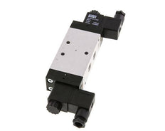 5/3 G1/4'' Válvula de solenoide de centro cerrado 24V AC 3-10bar/42-140psi Airtec