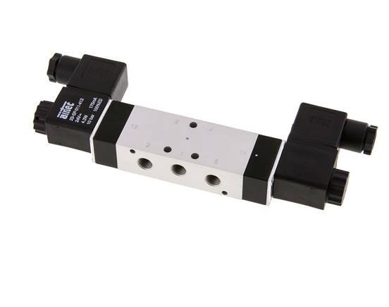 válvula solenoide de centro de presión 5/3 G1/8'' 24V AC 3-10bar/42-140psi Airtec