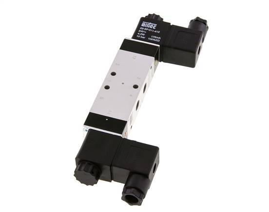 válvula solenoide de centro de presión 5/3 G1/8'' 24V AC 3-10bar/42-140psi Airtec