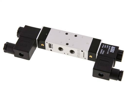 válvula solenoide de centro de presión 5/3 G1/8'' 24V AC 3-10bar/42-140psi Airtec