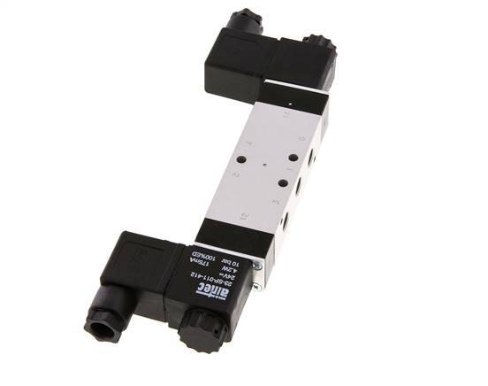 válvula solenoide de centro de presión 5/3 G1/8'' 24V AC 3-10bar/42-140psi Airtec