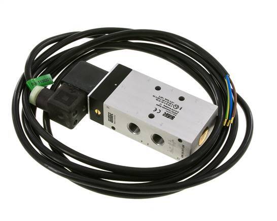 Electroválvula 5/2 G1/4'' 24V DC ATEX 2.5-10bar/35.0-140psi Airtec
