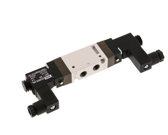 5/2 G1/8'' Válvula solenoide biestable 12V DC 1.5-10bar/21.0-140psi YPC