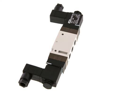 5/2 G1/8'' Válvula solenoide biestable 12V DC 1.5-10bar/21.0-140psi YPC