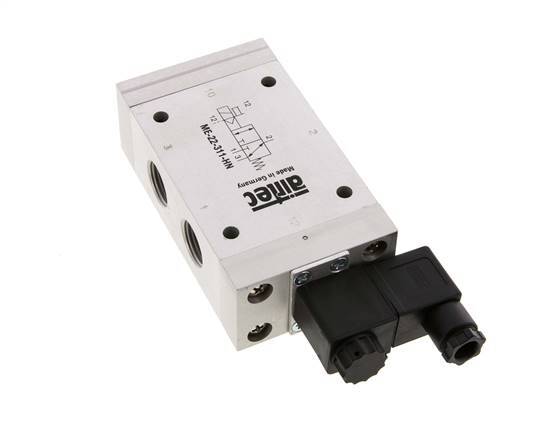 3/2 G1/2'' (G1/8'') Válvula Solenoide Piloto Externo 230V AC 0-10bar/0-140psi Airtec