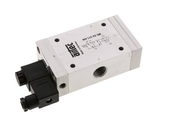 3/2 G1/2'' (G1/8'') Válvula Solenoide Piloto Externo 230V AC 0-10bar/0-140psi Airtec