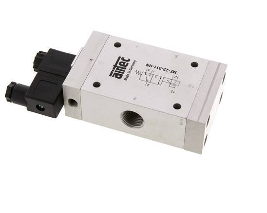 3/2 G1/2'' (G1/8'') Válvula Solenoide Piloto Externo 230V AC 0-10bar/0-140psi Airtec