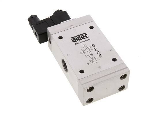 3/2 G1/2'' (G1/8'') Válvula Solenoide Piloto Externo 230V AC 0-10bar/0-140psi Airtec