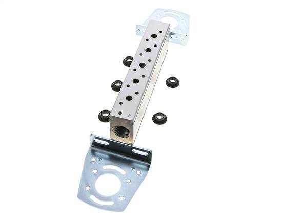 2xG1/2'' Manifold 5-Station Festo 8026222 VABM-B10-25-G12-5-P53