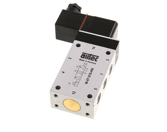 electroválvula 5/2 G1/4'' 24V DC ATEX 1.5-10bar/21.0-140psi Airtec