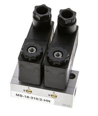 2x3/2 G1/8'' NC Electroválvula 24V DC -0.95-10bar/-13.2-140psi Airtec