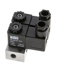 2x3/2 G1/8'' NC Electroválvula 24V DC -0.95-10bar/-13.2-140psi Airtec