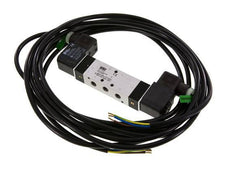 válvula de solenoide central de escape 5/3 G1/8'' 230V AC ATEX 3-10bar/42-140psi Airtec