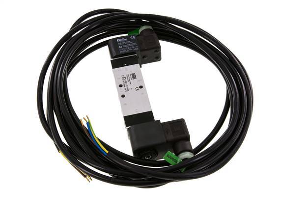 válvula de solenoide central de escape 5/3 G1/8'' 230V AC ATEX 3-10bar/42-140psi Airtec