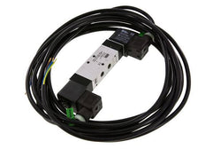 válvula de solenoide central de escape 5/3 G1/8'' 230V AC ATEX 3-10bar/42-140psi Airtec