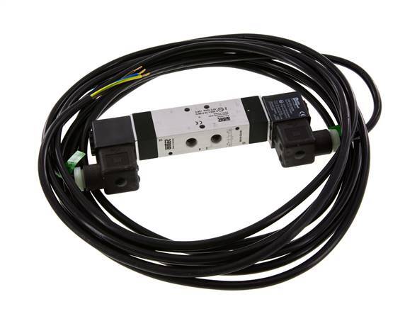 válvula de solenoide central de escape 5/3 G1/8'' 230V AC ATEX 3-10bar/42-140psi Airtec