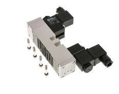 5/3 ISO 5599-1 Válvula solenoide de centro cerrado 12V DC 2-10bar/28-140psi YPC