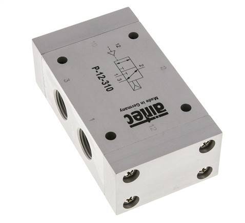 válvula piloto de aire 3/2 G1/2'' (G1/8'') 1-10bar/14-140psi Airtec