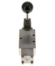válvula de palanca manual 5/2 G1/4'' Acero inoxidable Detent -0.95-12bar/-13.2-168psi