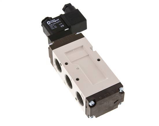 válvula solenoide 5/2 G1/2'' 24V DC 1.5-10bar/21.0-140psi YPC