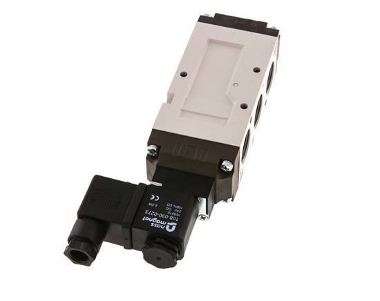 válvula solenoide 5/2 G1/2'' 24V DC 1.5-10bar/21.0-140psi YPC