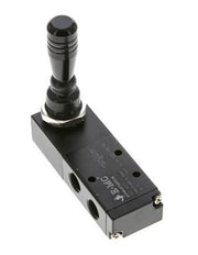 5/3 G1/4'' (G1/8'') Válvula de palanca manual de centro de presión 0-8bar/0-112psi E.MC