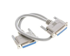 cable de conexión de 25 pines con D-Sub en ambos lados 0,5m