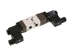 5/3 G1/4'' (G1/8'') Válvula solenoide de centro de presión 24V DC 2-10bar/28-140psi YPC
