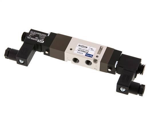 válvula solenoide central de escape 5/3 G1/8'' 12V DC 2-10bar/28-140psi YPC