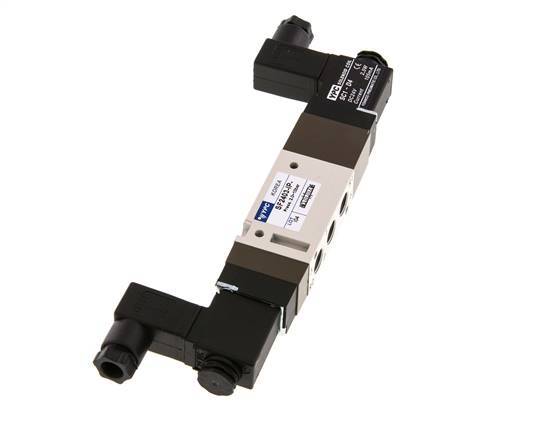 válvula solenoide central de escape 5/3 G1/8'' 12V DC 2-10bar/28-140psi YPC