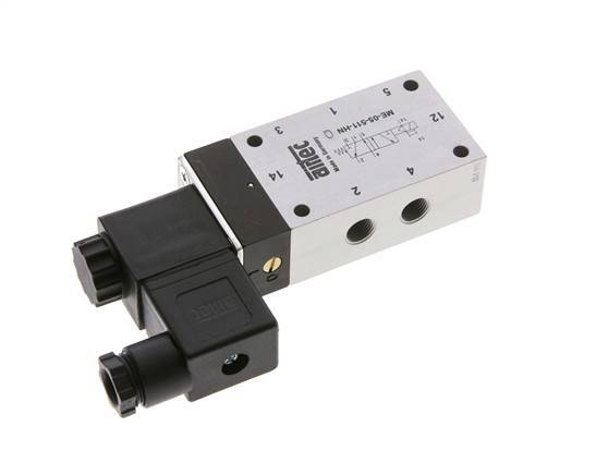 válvula solenoide 5/2 G1/8'' Piloto externo 24V DC -0.95-10bar/-13.2-140psi Airtec