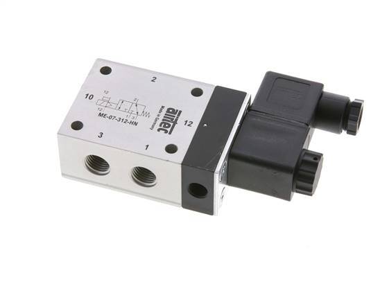 3/2 G1/4'' (G1/8'') Válvula Solenoide Piloto Externo 115V AC -0.95-10bar/-13.2-140psi Airtec