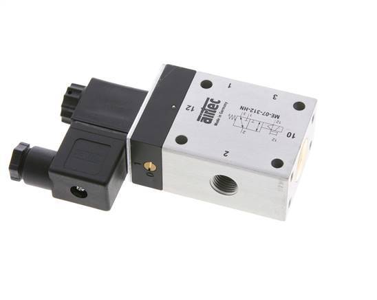 3/2 G1/4'' (G1/8'') Válvula Solenoide Piloto Externo 115V AC -0.95-10bar/-13.2-140psi Airtec