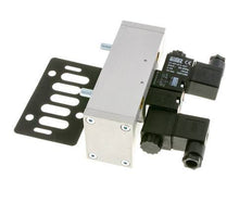 5/3 ISO 5599-3 Válvula solenoide de centro cerrado 230V AC 3-10bar/42-140psi Airtec