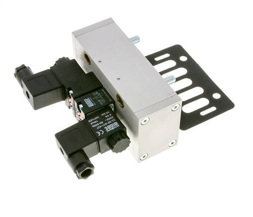 5/3 ISO 5599-3 Válvula solenoide de centro cerrado 230V AC 3-10bar/42-140psi Airtec