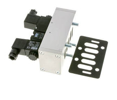 5/3 ISO 5599-3 Válvula solenoide de centro cerrado 230V AC 3-10bar/42-140psi Airtec