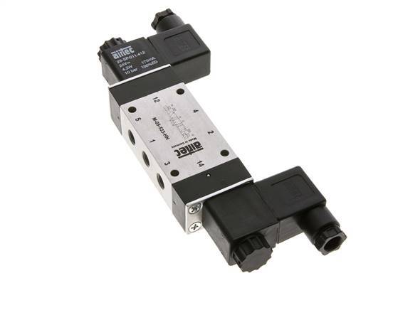 válvula solenoide central de escape 5/3 G1/8'' 230V AC 3-8bar/42-112psi Airtec