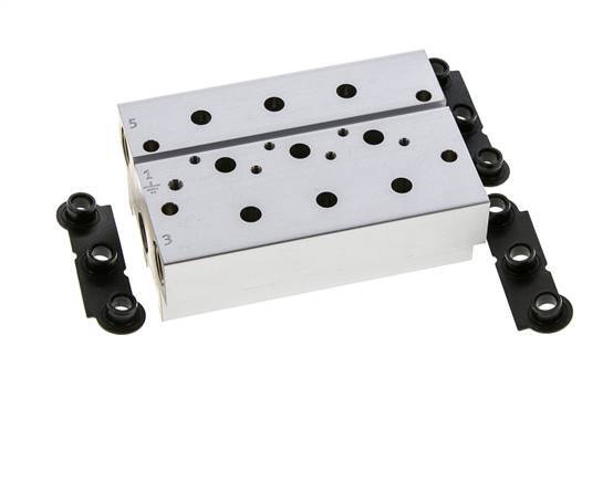 6xG1/4'' Manifold 3-Station Festo 576418 VABM-B10-20S-G14-3